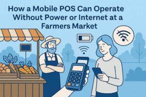 How a Mobile POS Can Operate Without Power or Internet at a Farmers Market