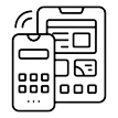 Mobile POS System Icon