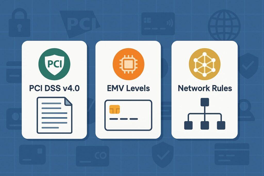 Understanding compliance: PCI DSS v4.0, EMV levels, and network rules