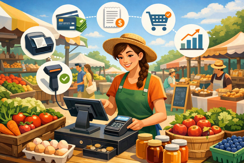 How to Choose the Right Farmers Market POS System for Your Booth Type