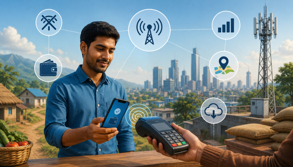 Offline mobile payment with connectivity network