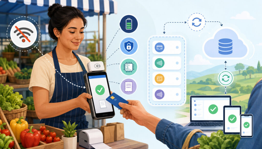 Offline payment processing with a mobile POS system