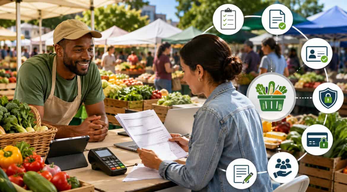 Applying for SNAP acceptance at a farmers market