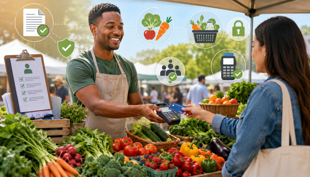 USDA SNAP requirements for farmers market vendors